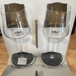 Vera wang Wedgwood collection wine glasses